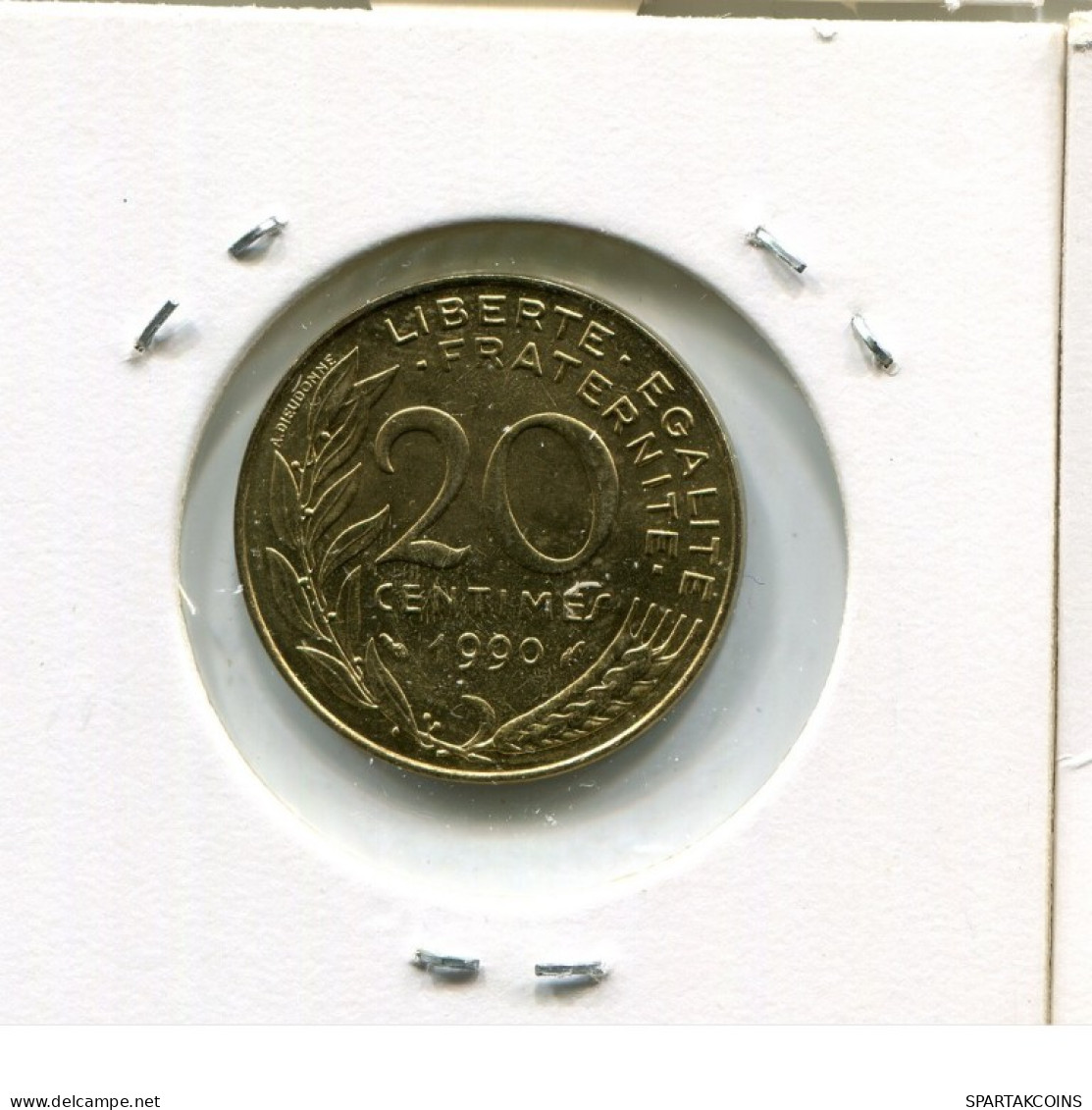 20 CENTIMES 1990 FRANKREICH FRANCE Französisch Münze #AN905.D.A - 20 Centimes