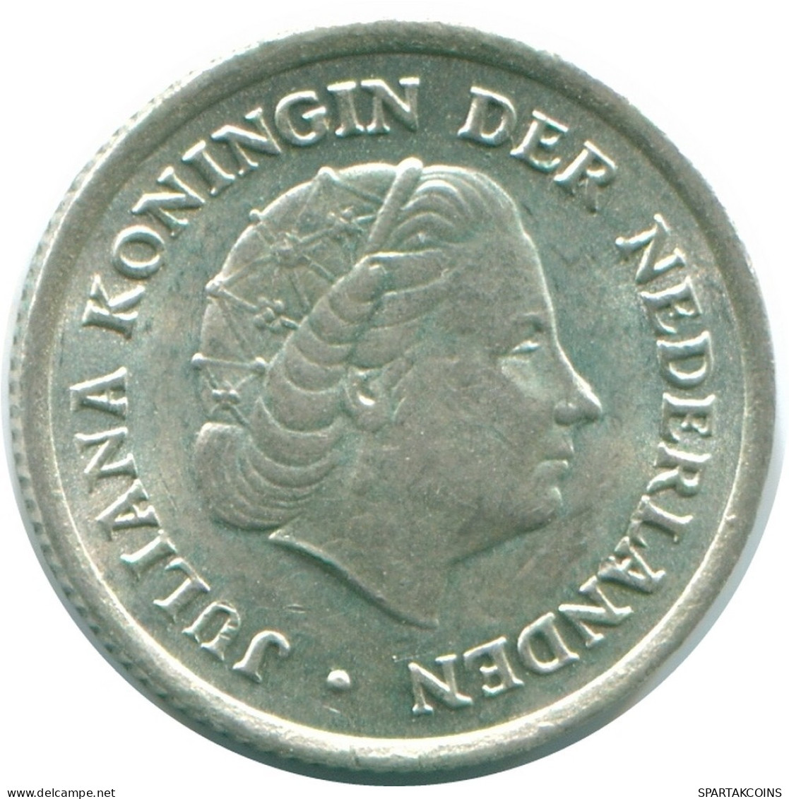 1/10 GULDEN 1966 NIEDERLÄNDISCHE ANTILLEN SILBER Koloniale Münze #NL12743.3.D.A - Antillas Neerlandesas