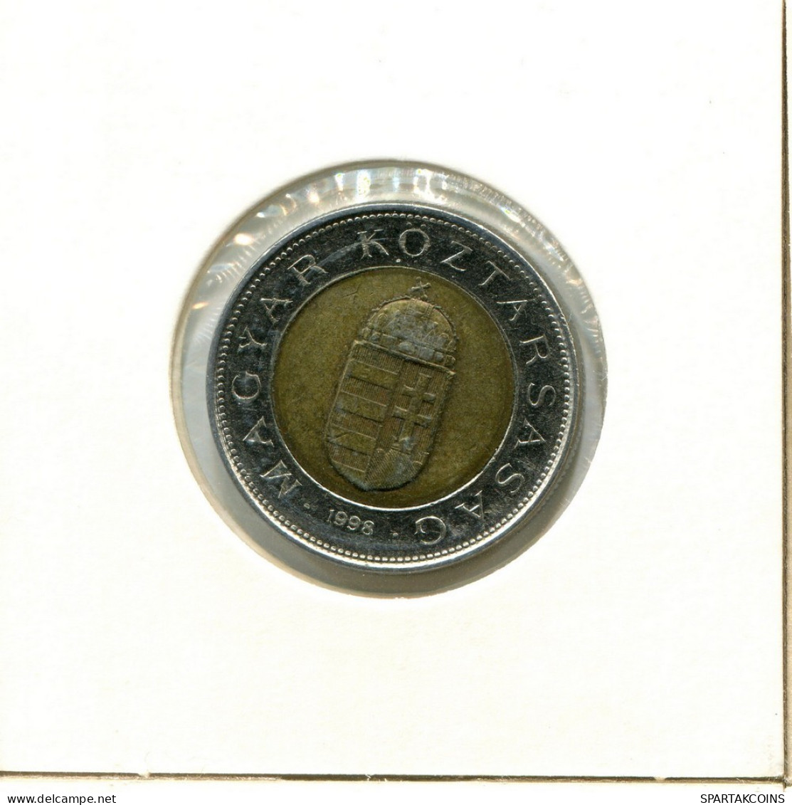100 FORINT 1998 HUNGRÍA HUNGARY Moneda BIMETALLIC #AY542.E.A - Hungría
