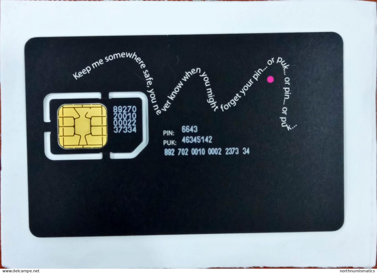 Gsm  Original Chip Sim Card Scratch - Colecciones