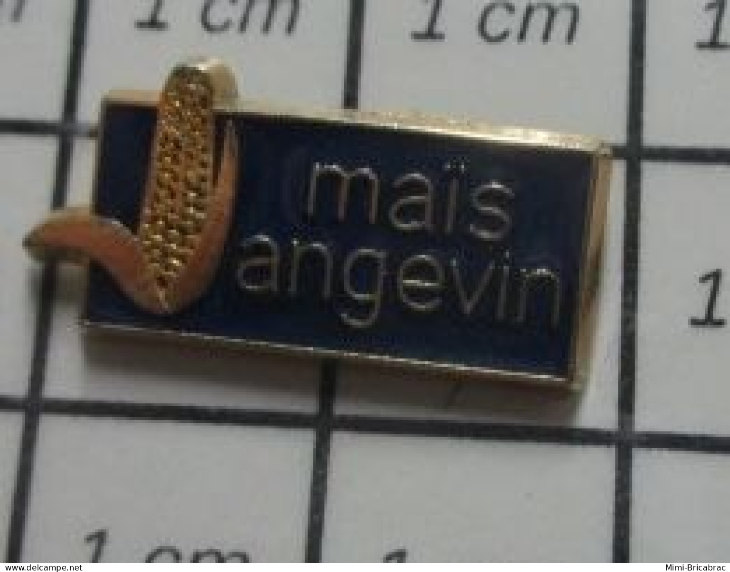 813B Pin's Pins / Beau Et Rare /  ALIMENTATION / MAÏS ANGEVIN - Alimentación