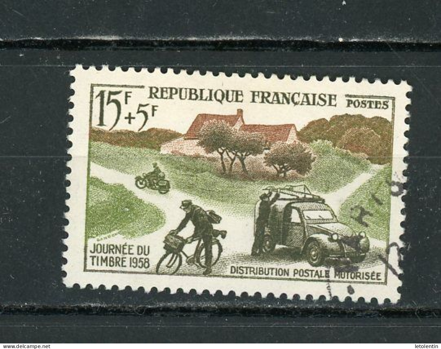 FRANCE -  JOURNÉE DU TIMBRE - N° Yvert 1151 Obli. Ronde De PARIS - Used Stamps