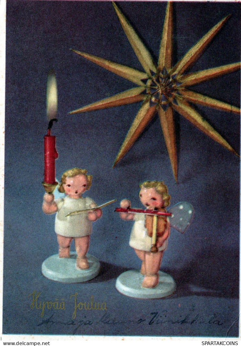 ANGEL CHRISTMAS Holidays Vintage Postcard CPSM #PAH110.A - Engel