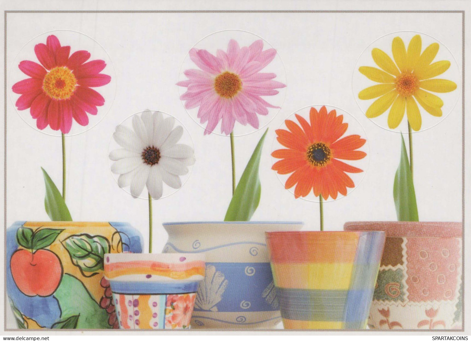 FLOWERS Vintage Postcard CPSM #PBZ699.A - Fleurs