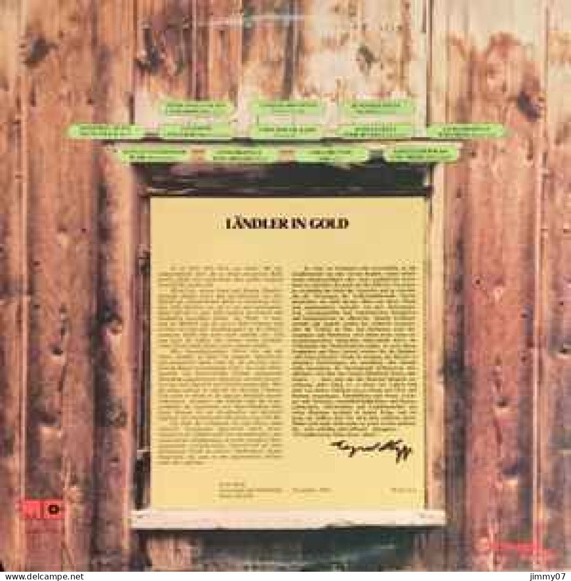 Various - Ländler In Gold (LP, Comp) - Country & Folk