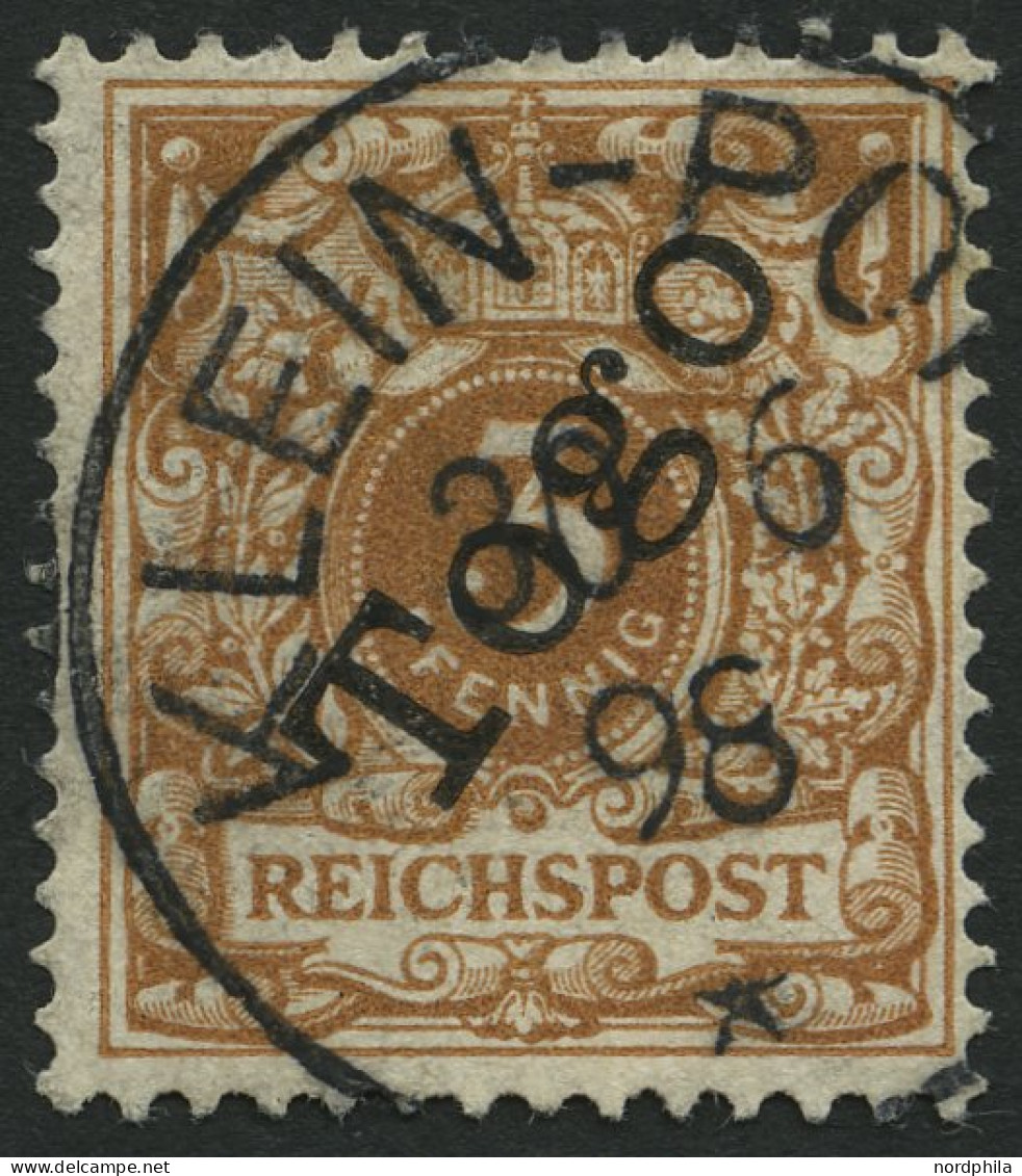 TOGO 1b O, 1898, 3 Pf. Hellockerbraun, Pracht, Gepr. Jäschke-L., Mi. 30.- - Togo