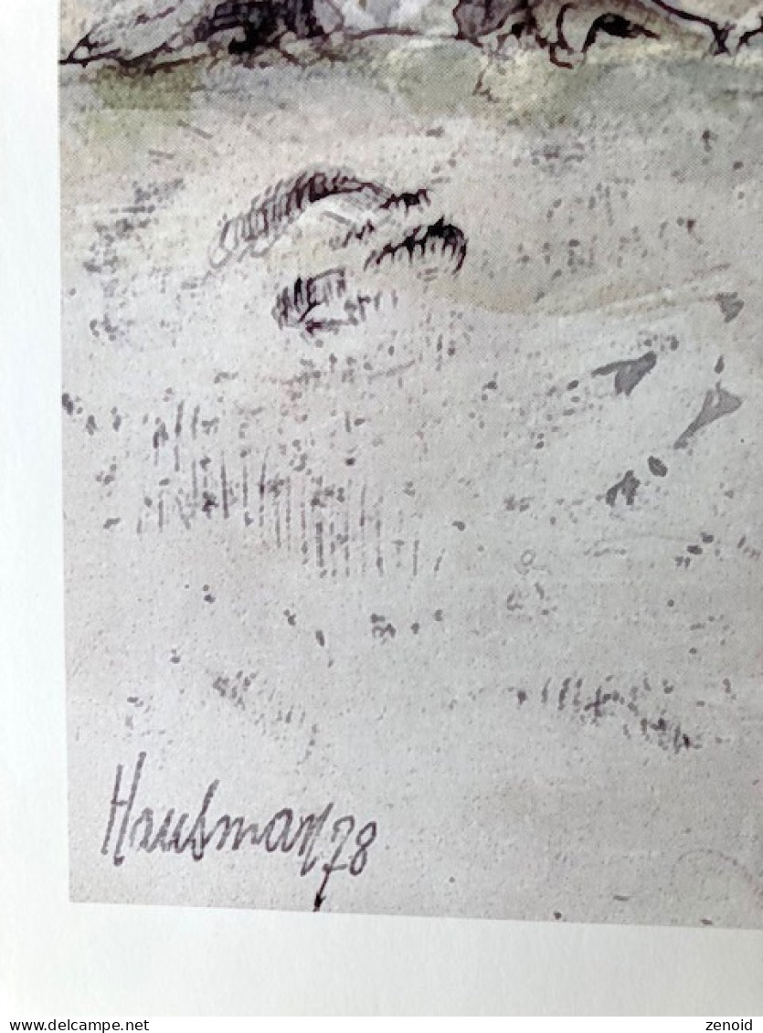 Affiche Bd Signée Hausman - L'elan - 40 X 60 Cm - Serigrafía & Litografía