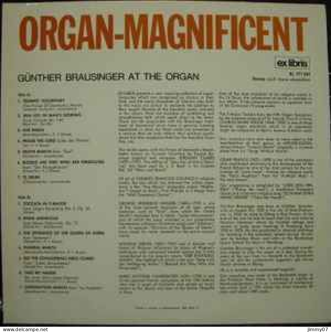 Günther Brausinger - Organ-Magnificent (LP, Club, RE) - Classique