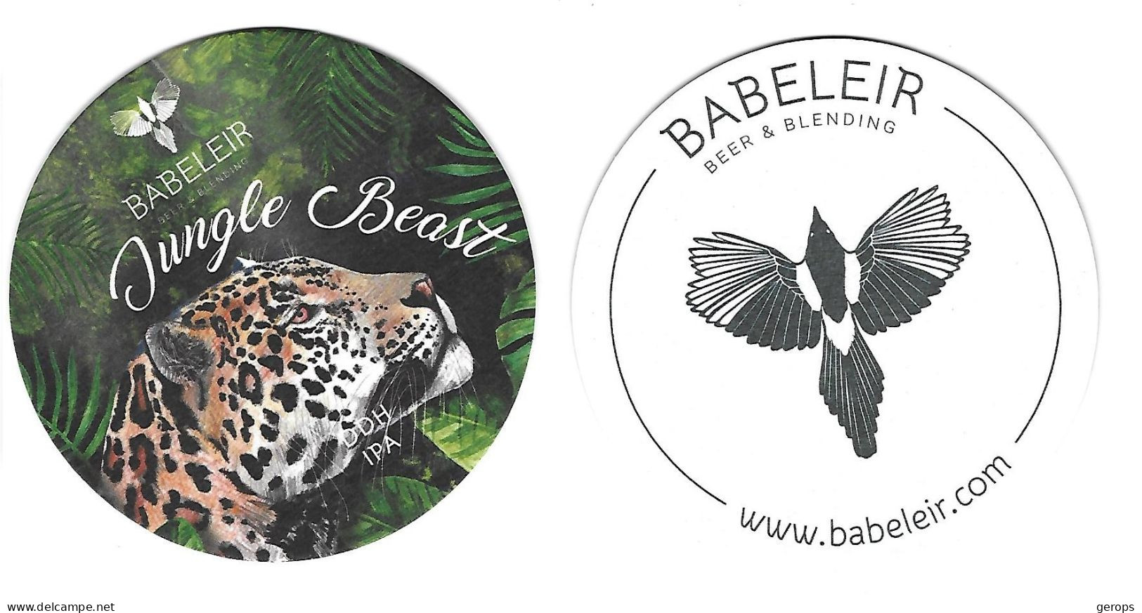 1017a Brie. Babeleir Namur Jungle Beast Rv - Bierviltjes