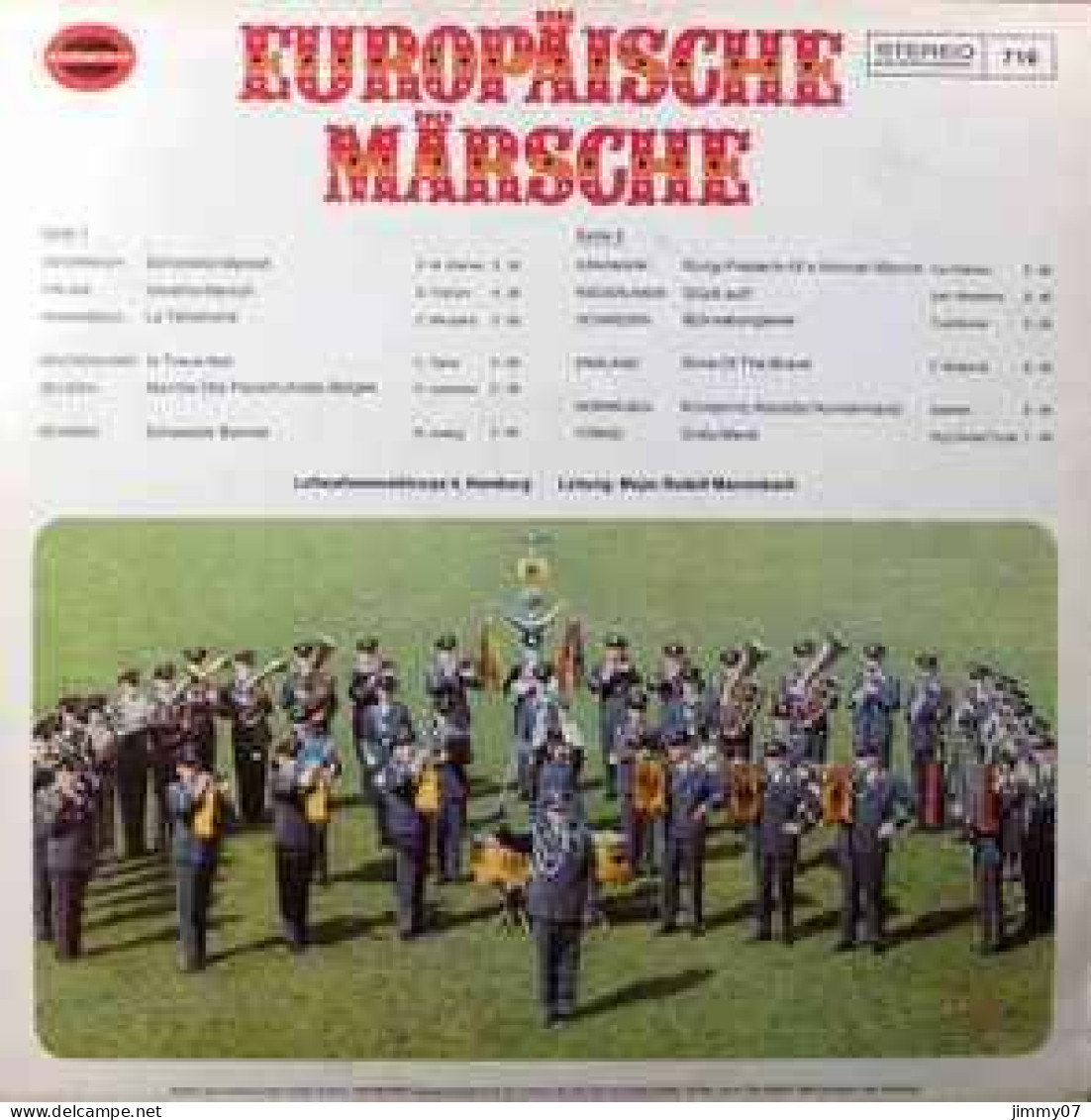 Luftwaffenmusikkorps 4, Hamburg - Europäische Märsche (LP, Album) - Classique