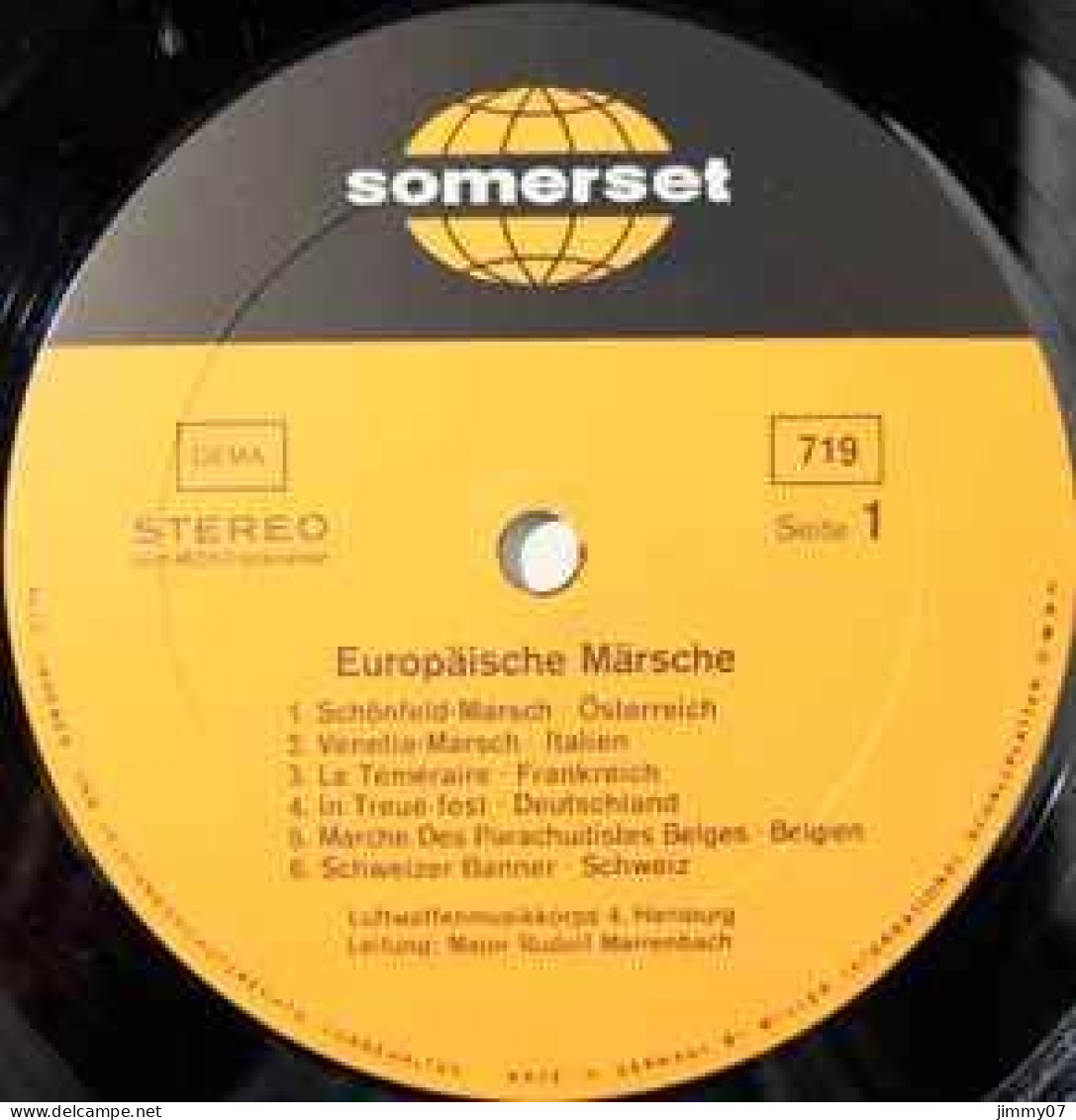 Luftwaffenmusikkorps 4, Hamburg - Europäische Märsche (LP, Album) - Classique