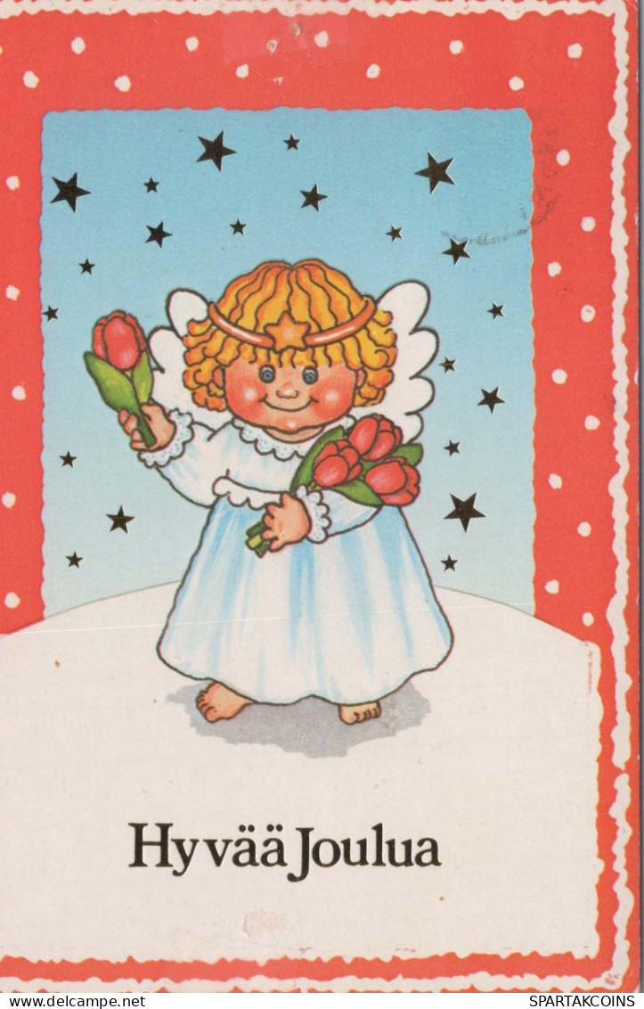 ENGEL Weihnachten Vintage Ansichtskarte Postkarte CPSM #PBP441.A - Engel