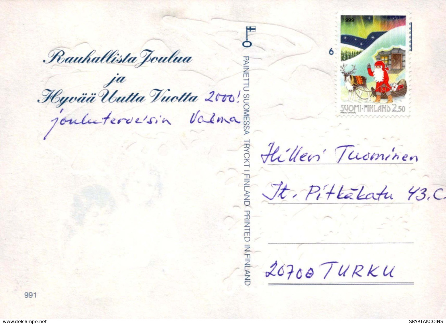 ANGEL Christmas Vintage Postcard CPSM #PBP337.A - Engel