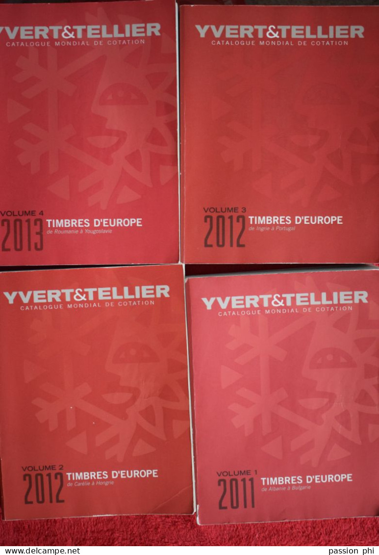 YVERT ET TELLIER EUROPE DE A à Z (2011/2013) POIDS 7K - France