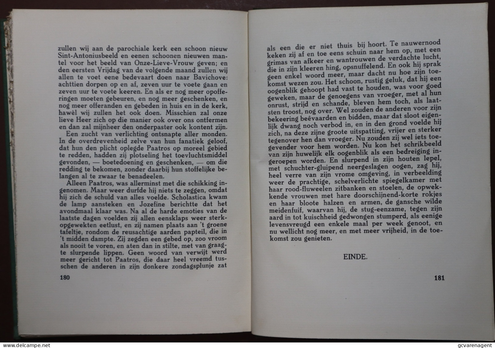 CYRIEL BUYSSE - TUSSCHEN LEIE EN SCHELDE 1930 2de DRUK - REDELIJKE STAAT -181 BLZ -  21 X 17 CM  ZIE AFBEELDINGEN - Letteratura