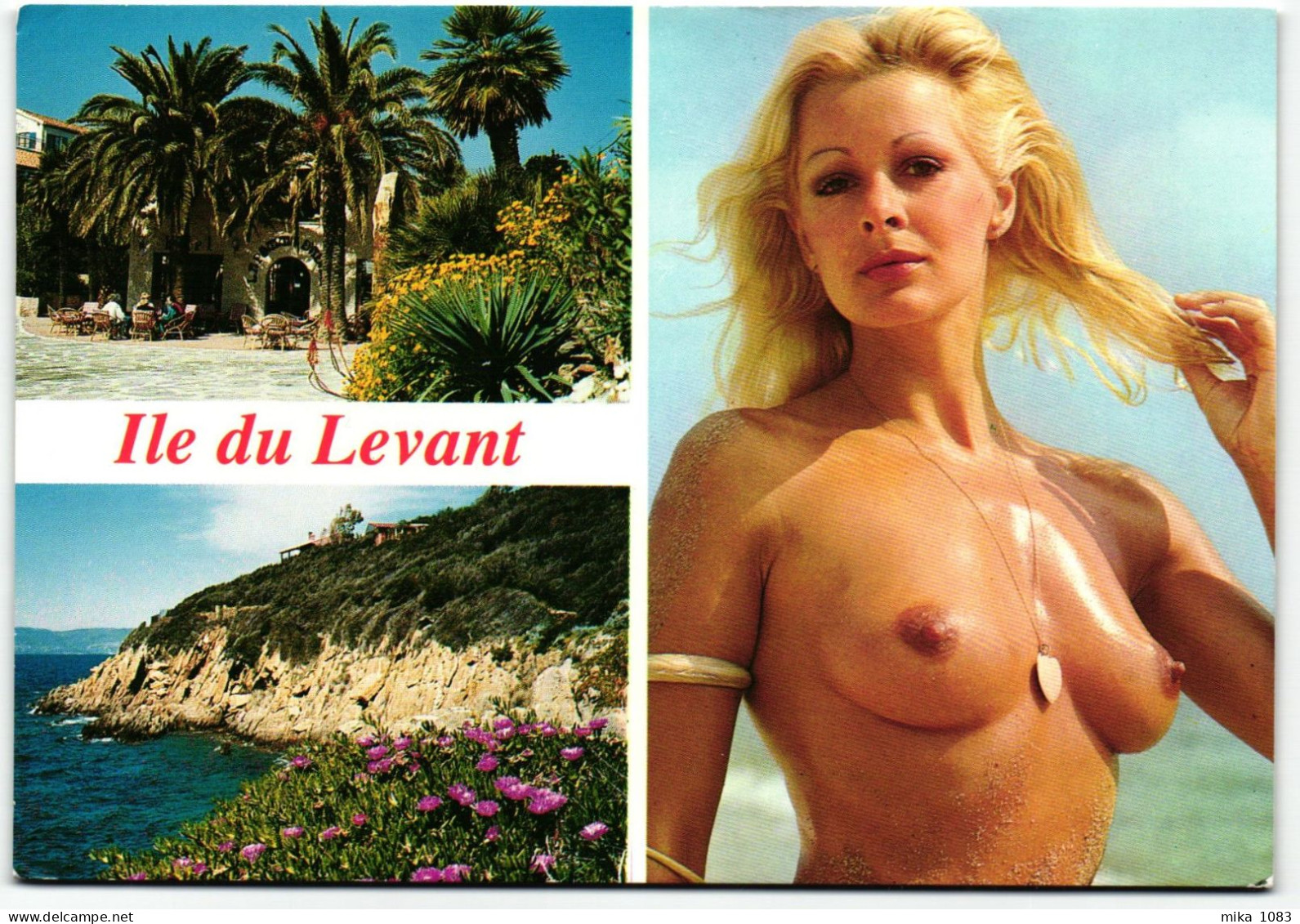 Ile Du Levant - Place Du Village - Corniche Naturiste Et Superbe Naturiste - Other & Unclassified