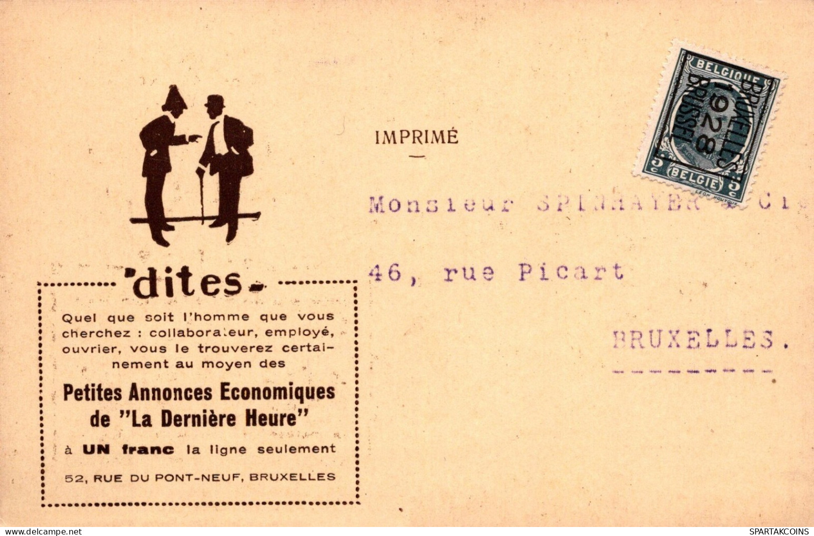 BELGIQUE BRUXELLES Carte Postale CPA #PAD934.A - Bruxelles-ville