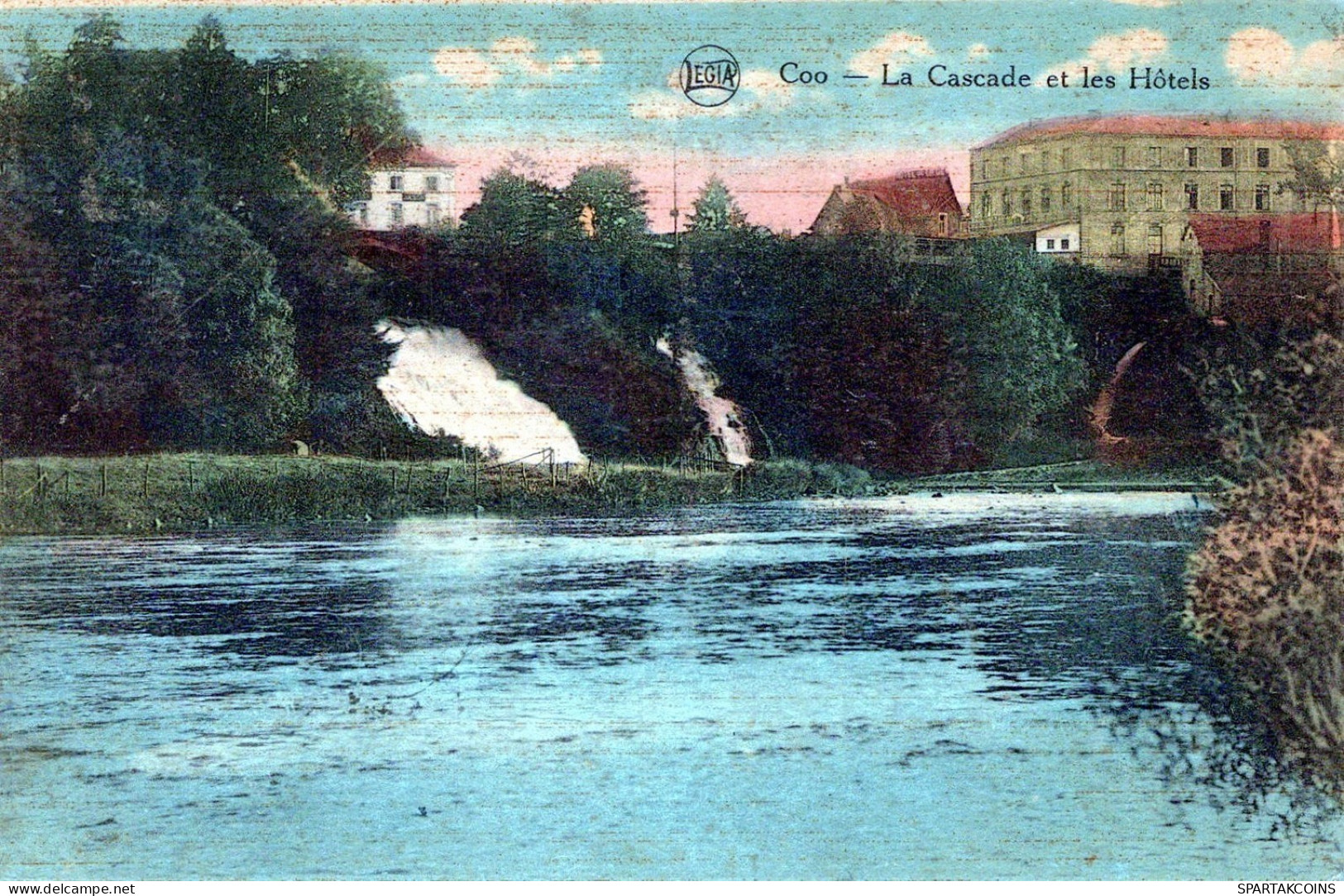 BELGIUM COO WATERFALL Province Of Liège Postcard CPA #PAD011.A - Stavelot