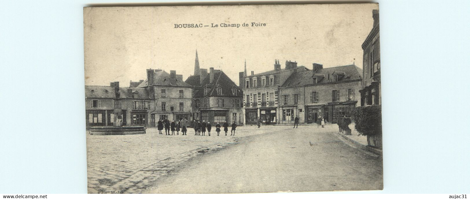 Dép 23 - Boussac - Le Champ De Foire - état - Boussac