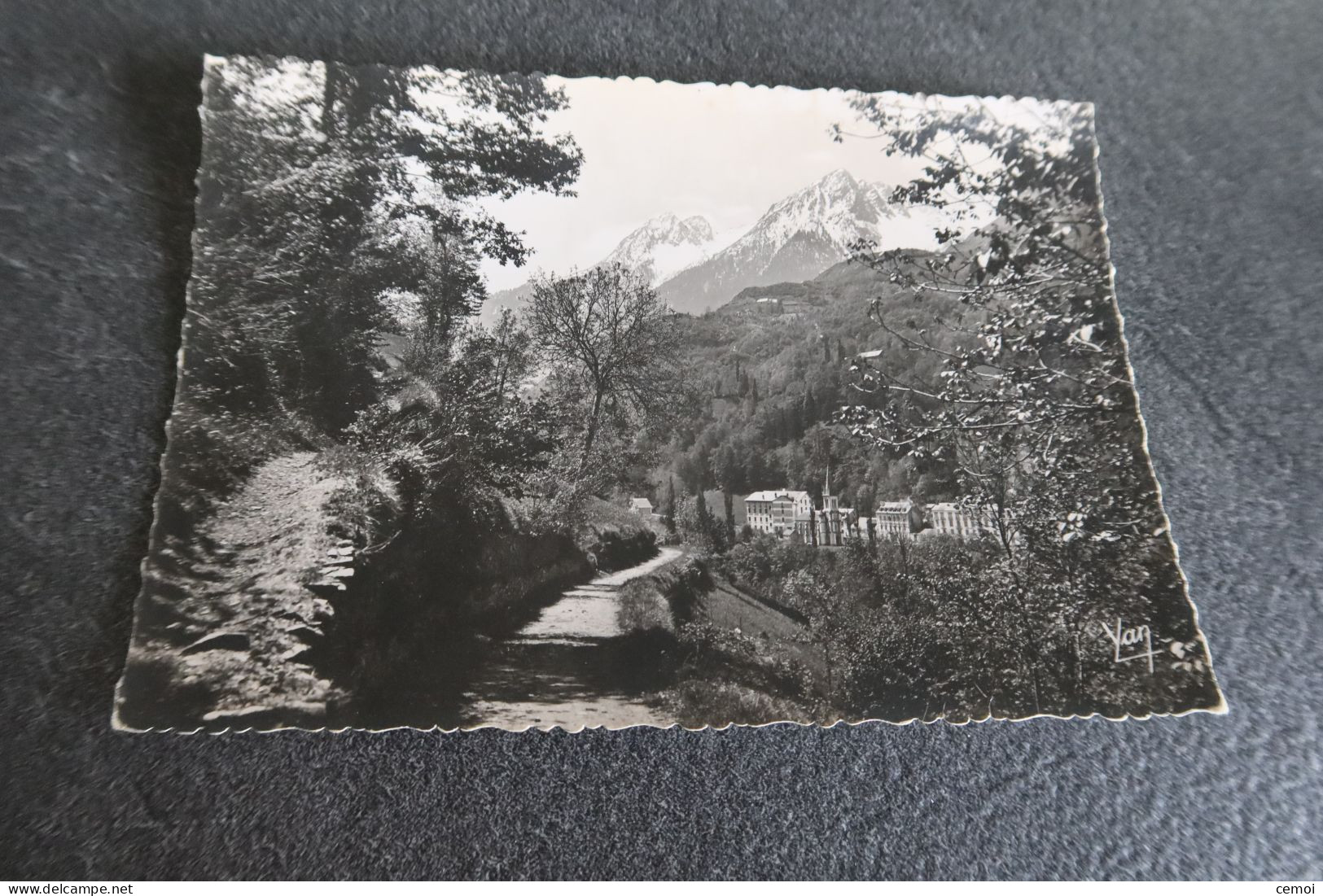 CPSM - SAINT SAUVEUR LES BAINS (65) - Le Chemin De Solférino - Luz Saint Sauveur