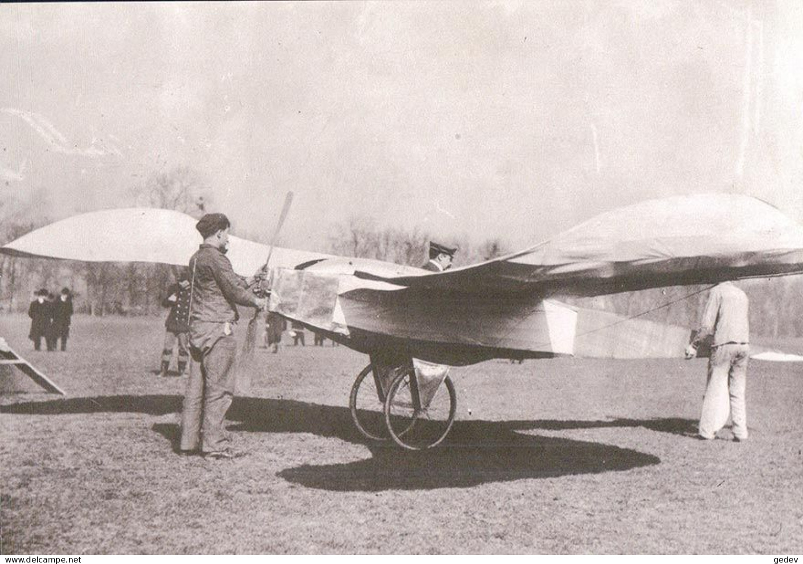 Aéroplane BLERIOT V Dit Canard, Reproduction (2) 10x15 - ....-1914: Precursores