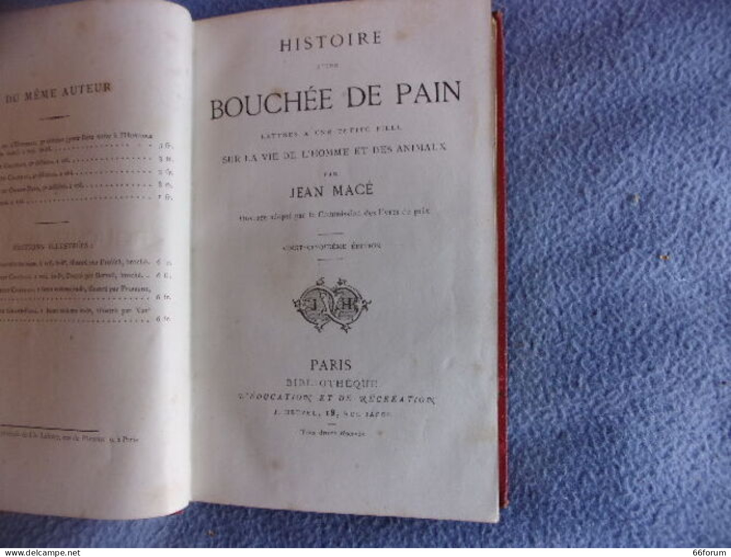 Histoire D'une Bouchée De Pain - 1801-1900