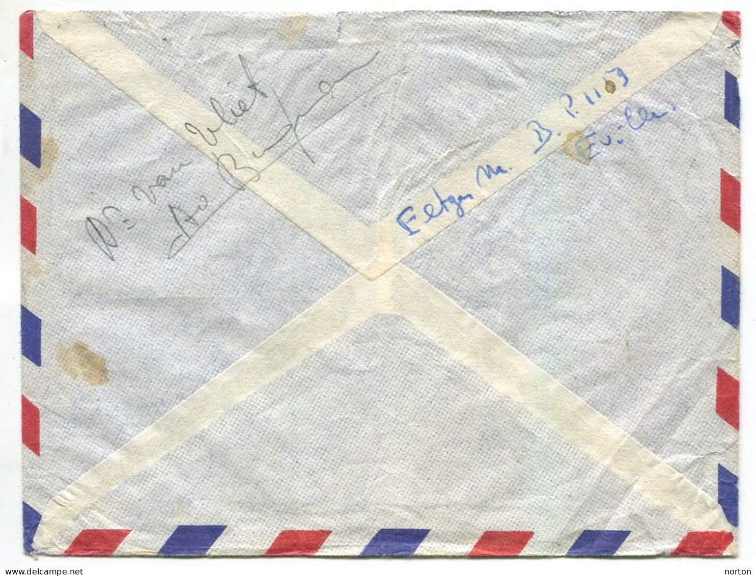 Congo Elisabethville Oblit. Keach 12B(N)1 Sur C.O.B. 317 Sur Lettre Vers Bruxelles Le 15/05/1954 - Storia Postale