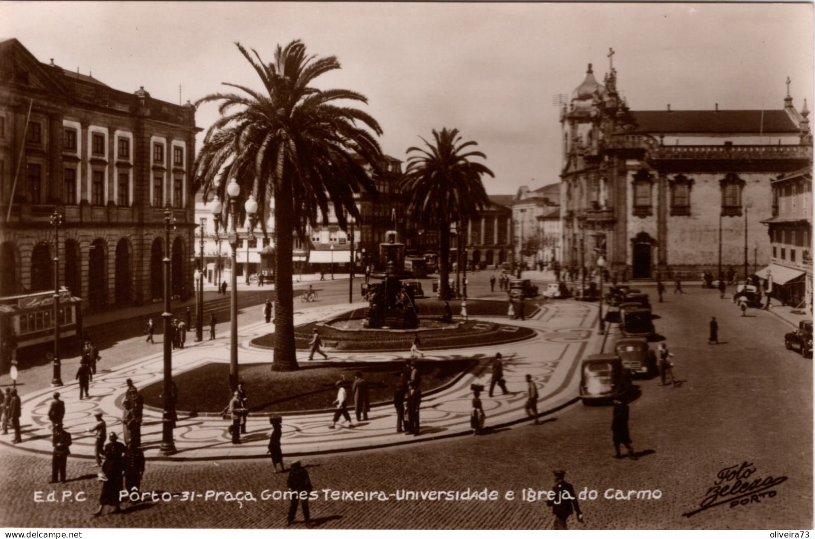 PORTO - Praça Gomes Teixeira - Universidade E Igreja Do Carmo - PORTUGAL - Porto