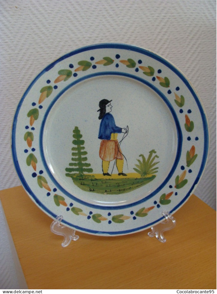 Assiette HB Quimper - Plates