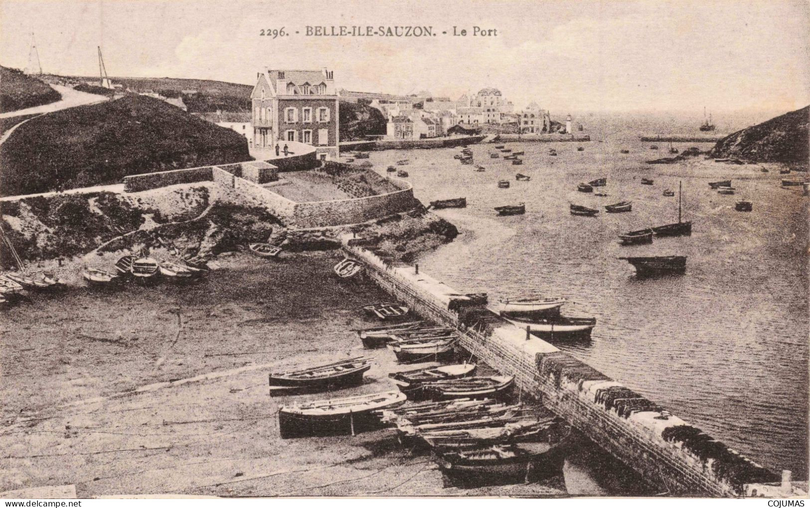 56 - BELLE ILE SAUZON _S28305_ Le Port - Belle Ile En Mer