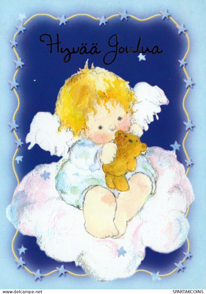 ANGEL CHRISTMAS Holidays Vintage Postcard CPSM #PAJ241.GB - Anges