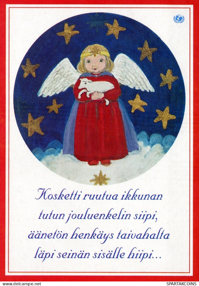 ANGEL CHRISTMAS Holidays Vintage Postcard CPSM #PAJ304.GB - Engel