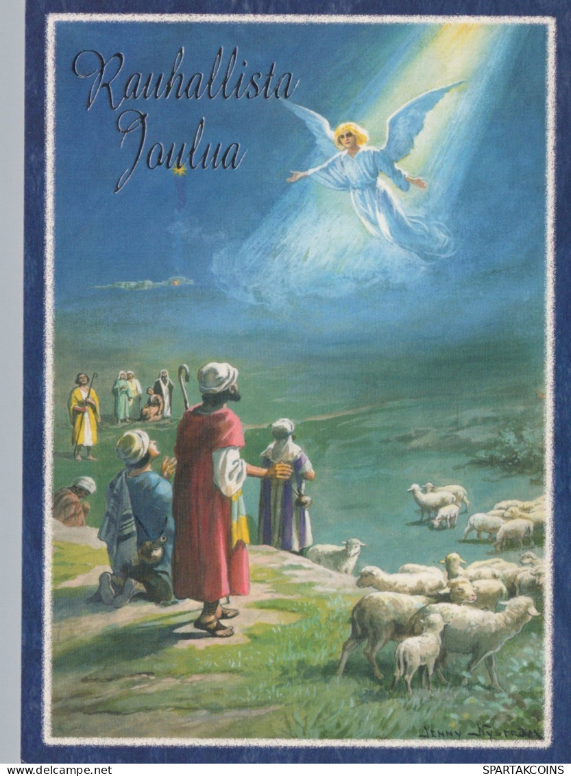 ANGEL CHRISTMAS Holidays Vintage Postcard CPSM #PAH547.GB - Engel
