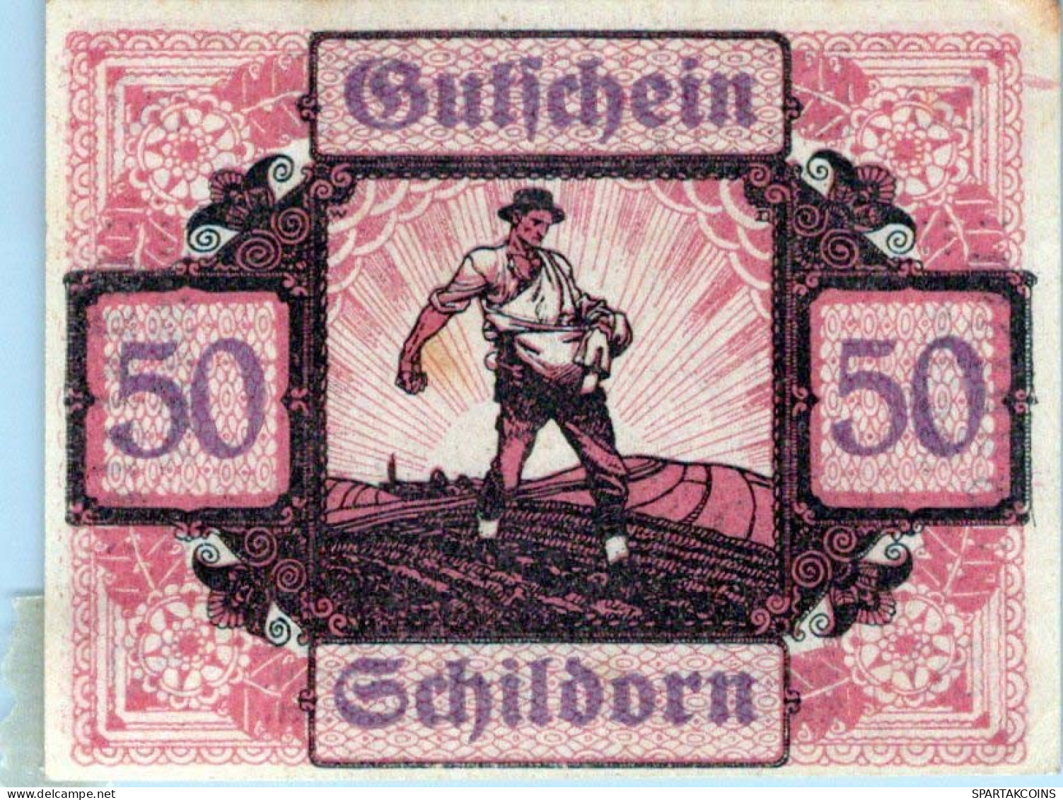 50 HELLER 1920 Stadt SCHILDORN Oberösterreich Österreich Notgeld Banknote #PF050 - [11] Emissions Locales