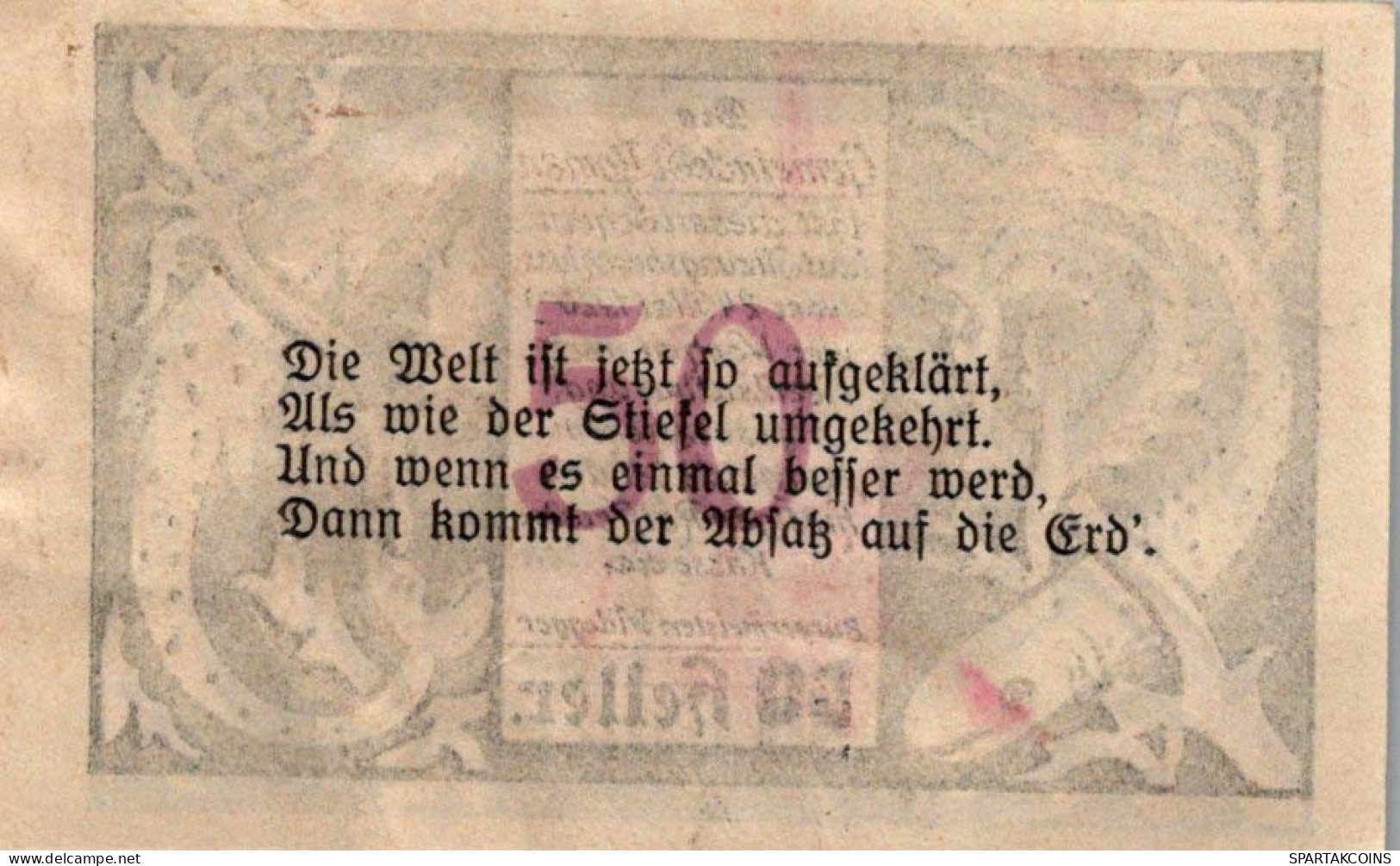 50 HELLER 1920 Stadt SANKT ROMAN Oberösterreich Österreich Notgeld #PE679 - [11] Emissions Locales