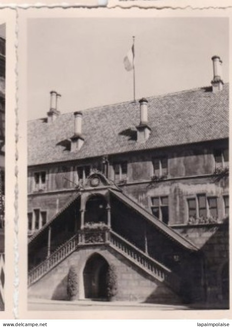 2 Photos De Particulier Haut Rhin Mulhouse Vues A Situer Et Identifier Dont Hôtel Guillaume Tell Et Mairie   Réf 29742 - Places