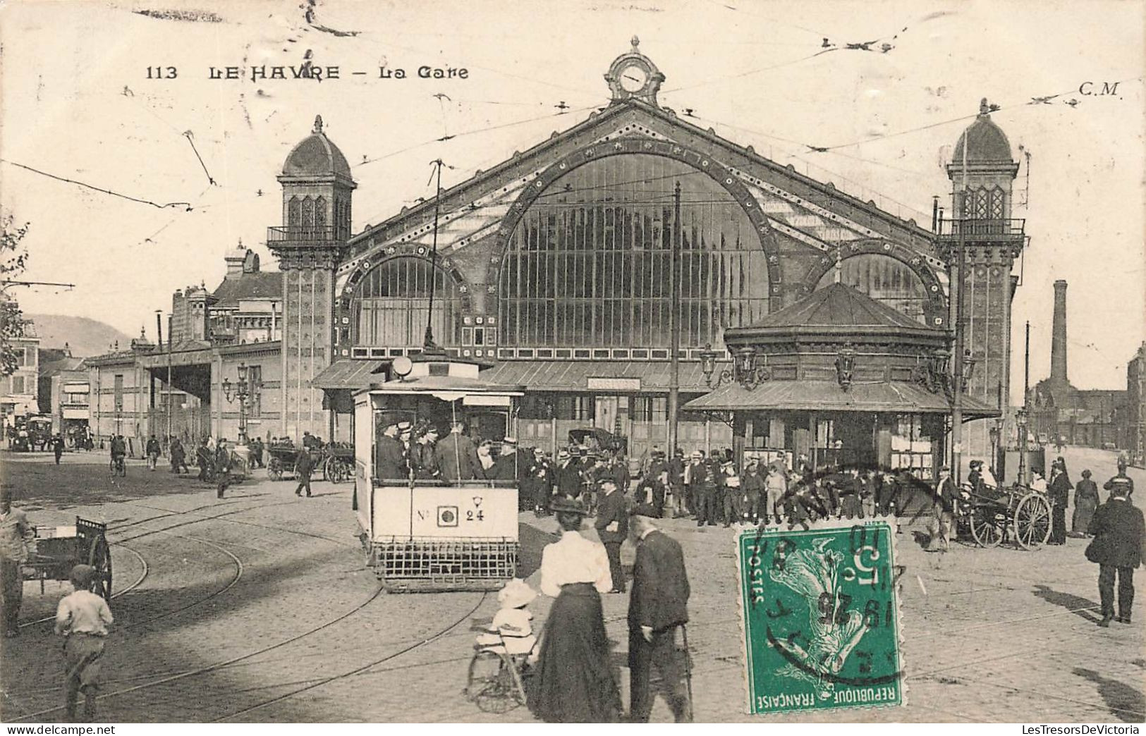 FRANCE - Le Havre - Vue De La Gare - Vue Générale - Animé - Voitures  - Carte Postale Ancienne - Estaciones