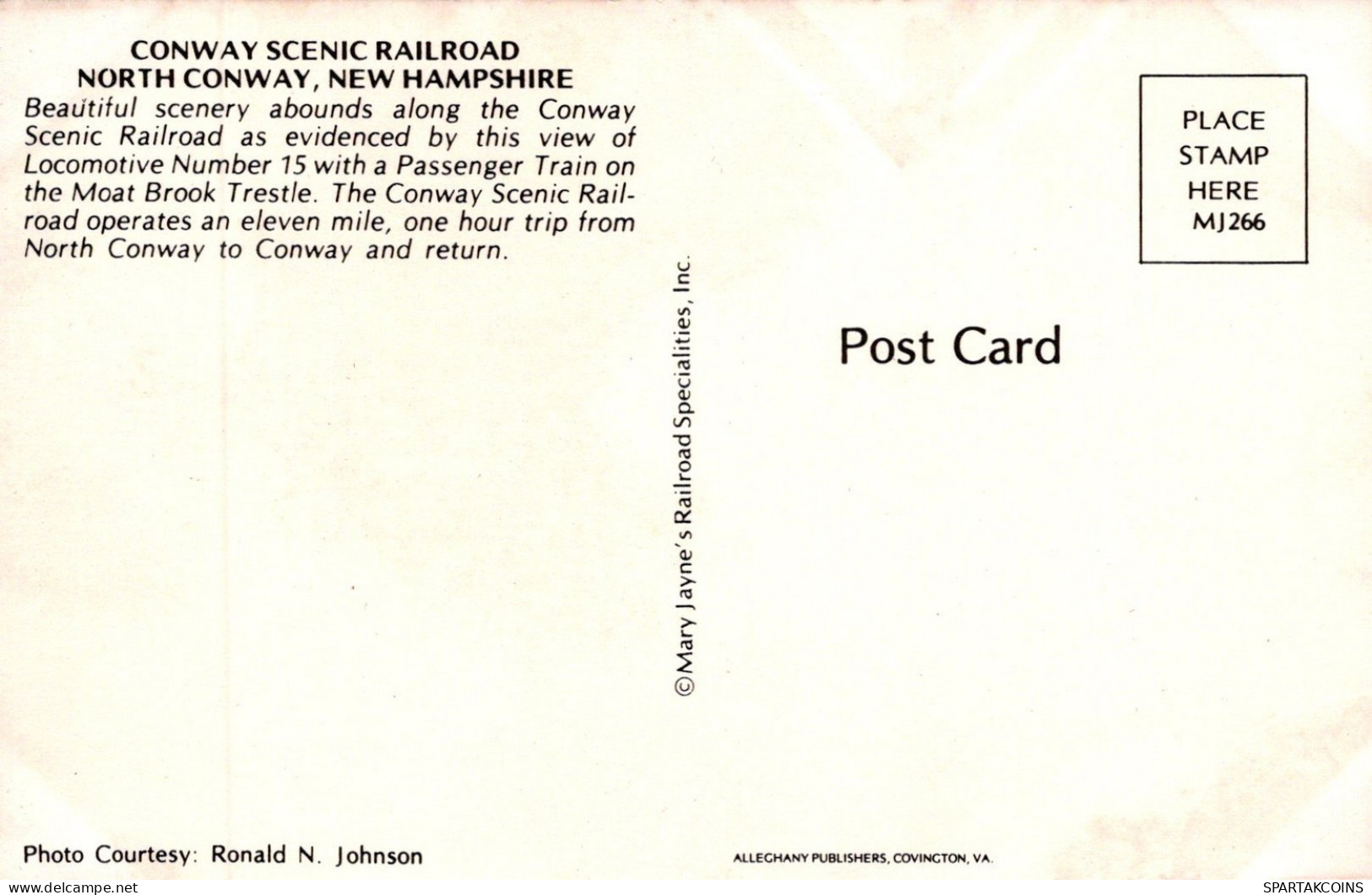 TREN TRANSPORTE Ferroviario Vintage Tarjeta Postal CPSMF #PAA517.ES - Trenes