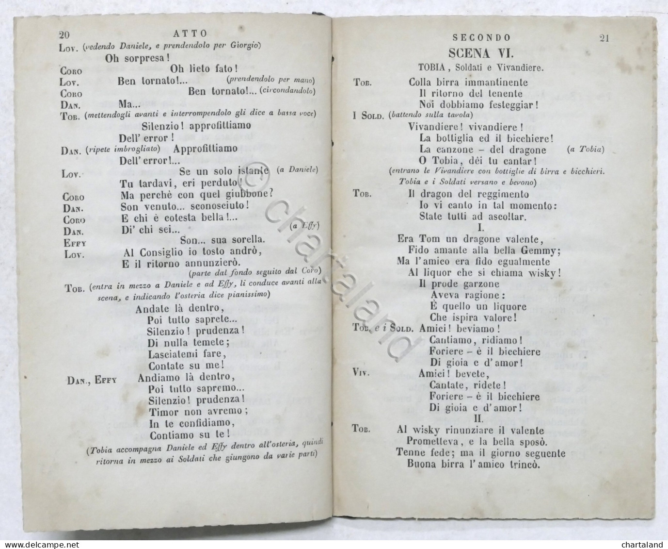 Libretto Opera - Francesco Guidi - Il Birrajo Di Preston - XIX Secolo - Sonstige & Ohne Zuordnung