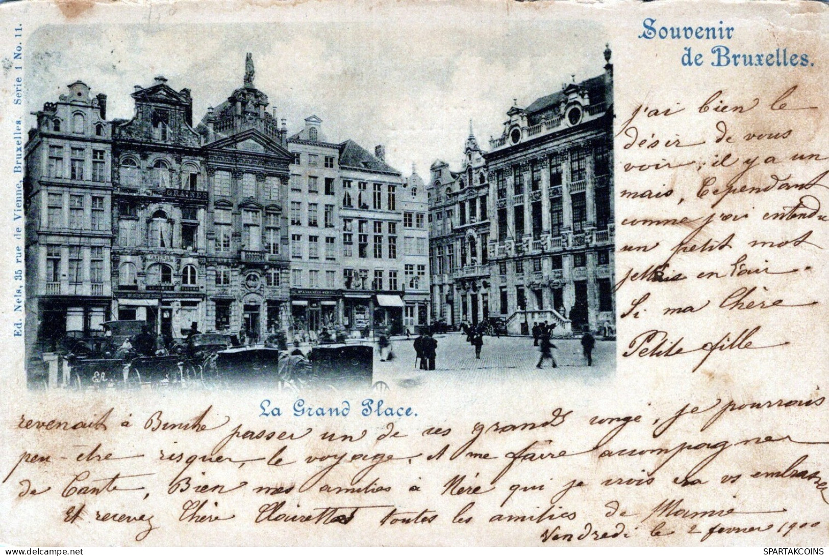 BELGIUM BRUSSELS Postcard CPA #PAD891.GB - Bruxelles-ville