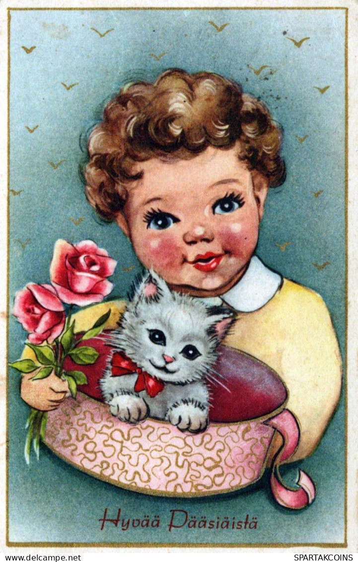 CHILDREN Portrait Vintage Postcard CPSMPF #PKG818.GB - Abbildungen