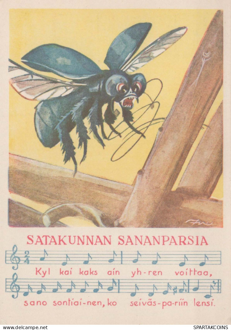 INSECTS Animals Vintage Postcard CPSM #PBS502.GB - Insects