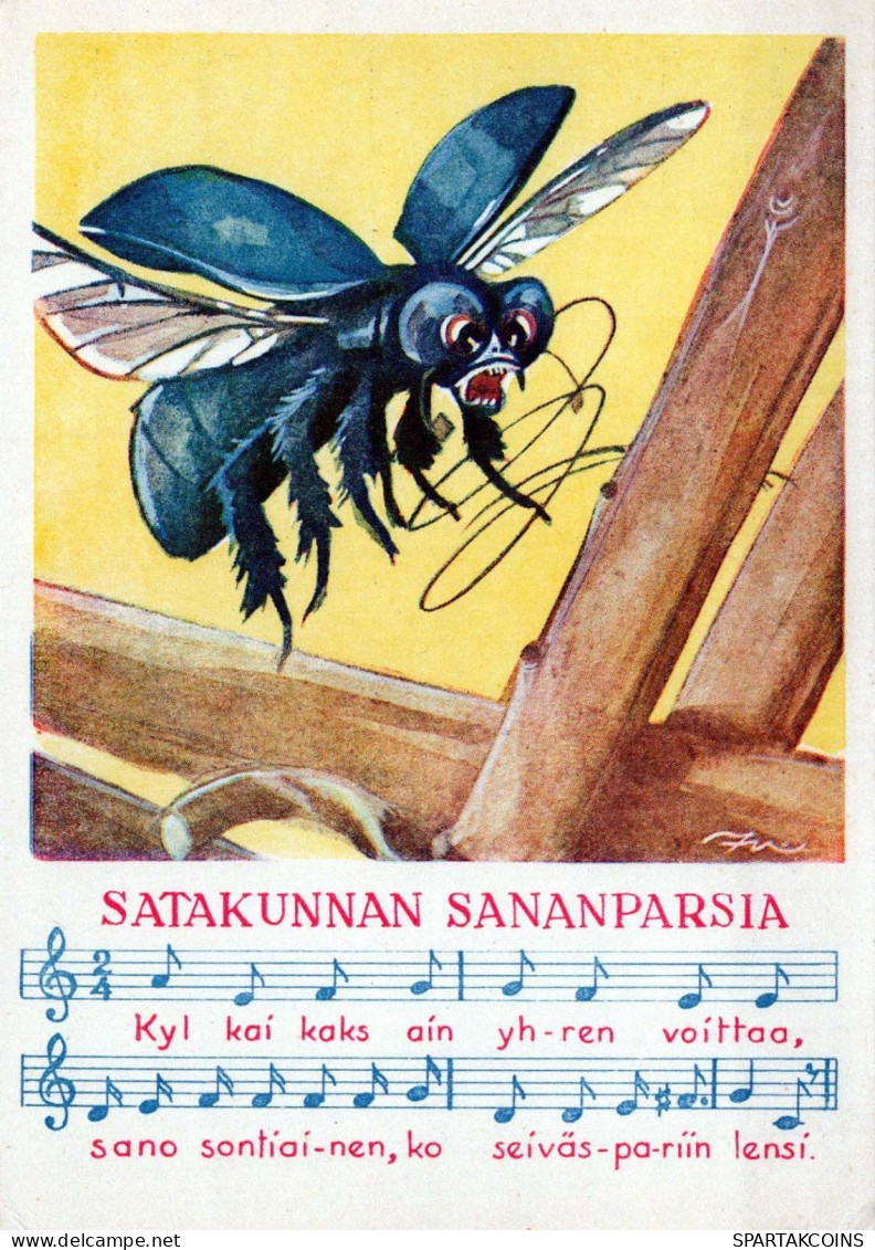 INSECTS Animals Vintage Postcard CPSM #PBS502.GB - Insects