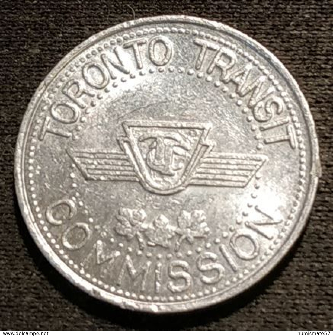 CANADA - JETON - Metro Token - Toronto Transit Commission - Sonstige & Ohne Zuordnung