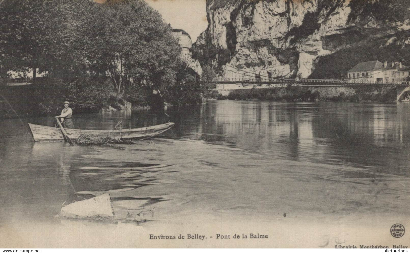 01 ENVIRONS DE BELLEY PONT DE LA BALME CPA BON ETAT - Belley