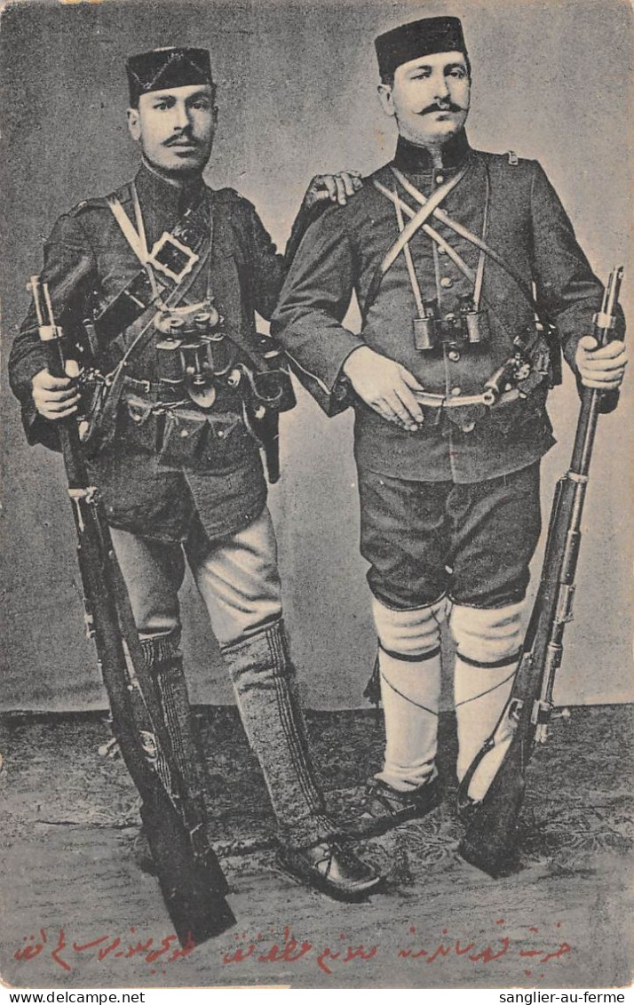 CPA / TURQUIE / MILITAIRES DE LA TURQUIE / TURC / SOLDATS / Cpa Rare - Turchia