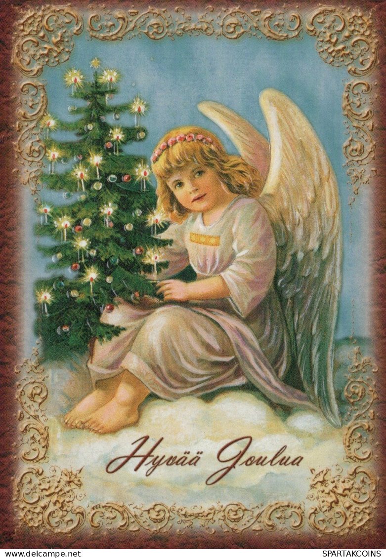 ANGE NOËL Vintage Carte Postale CPSM #PAH609.FR - Anges