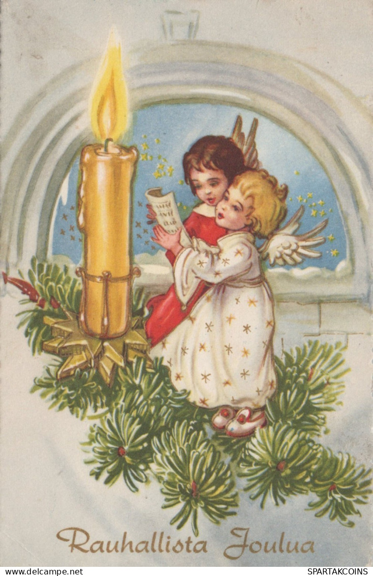 ANGE NOËL Vintage Carte Postale CPSMPF #PAG727.FR - Engel