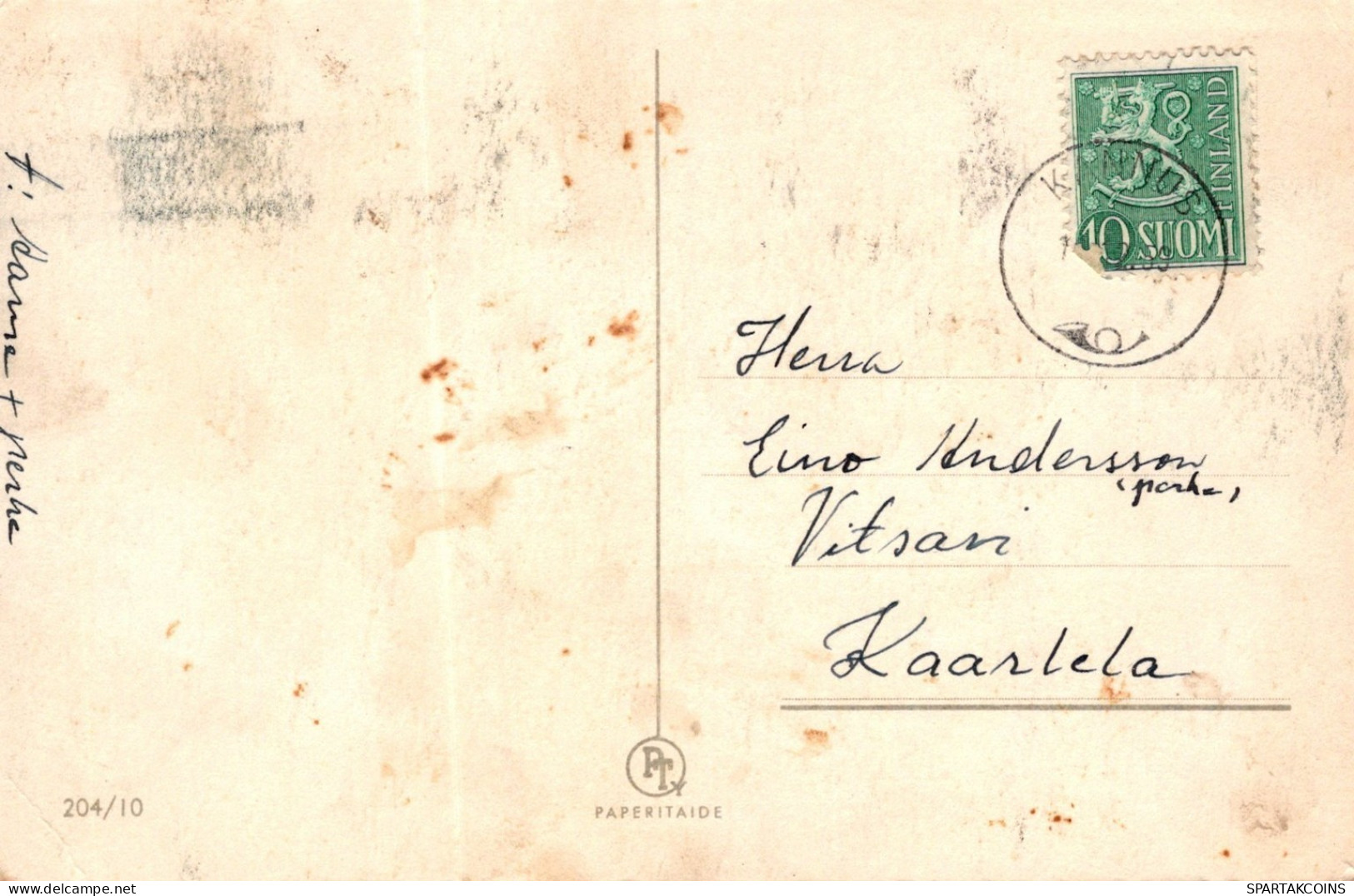ANGE NOËL Vintage Carte Postale CPSMPF #PAG727.FR - Engel