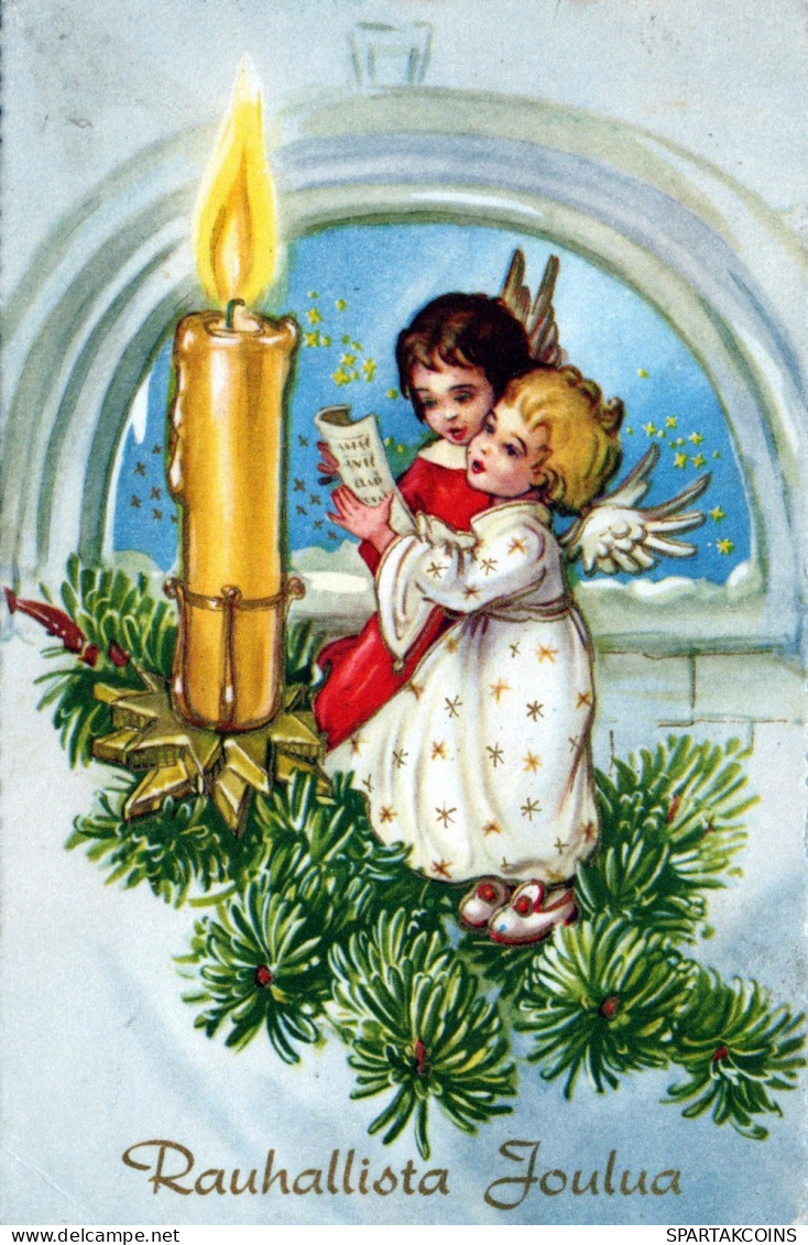 ANGE NOËL Vintage Carte Postale CPSMPF #PAG727.FR - Engel